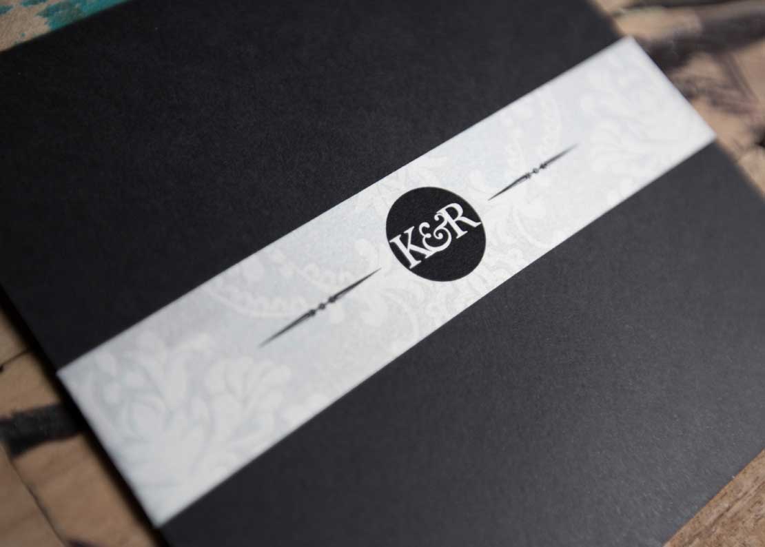 Kate and Russ Wedding Invite Design